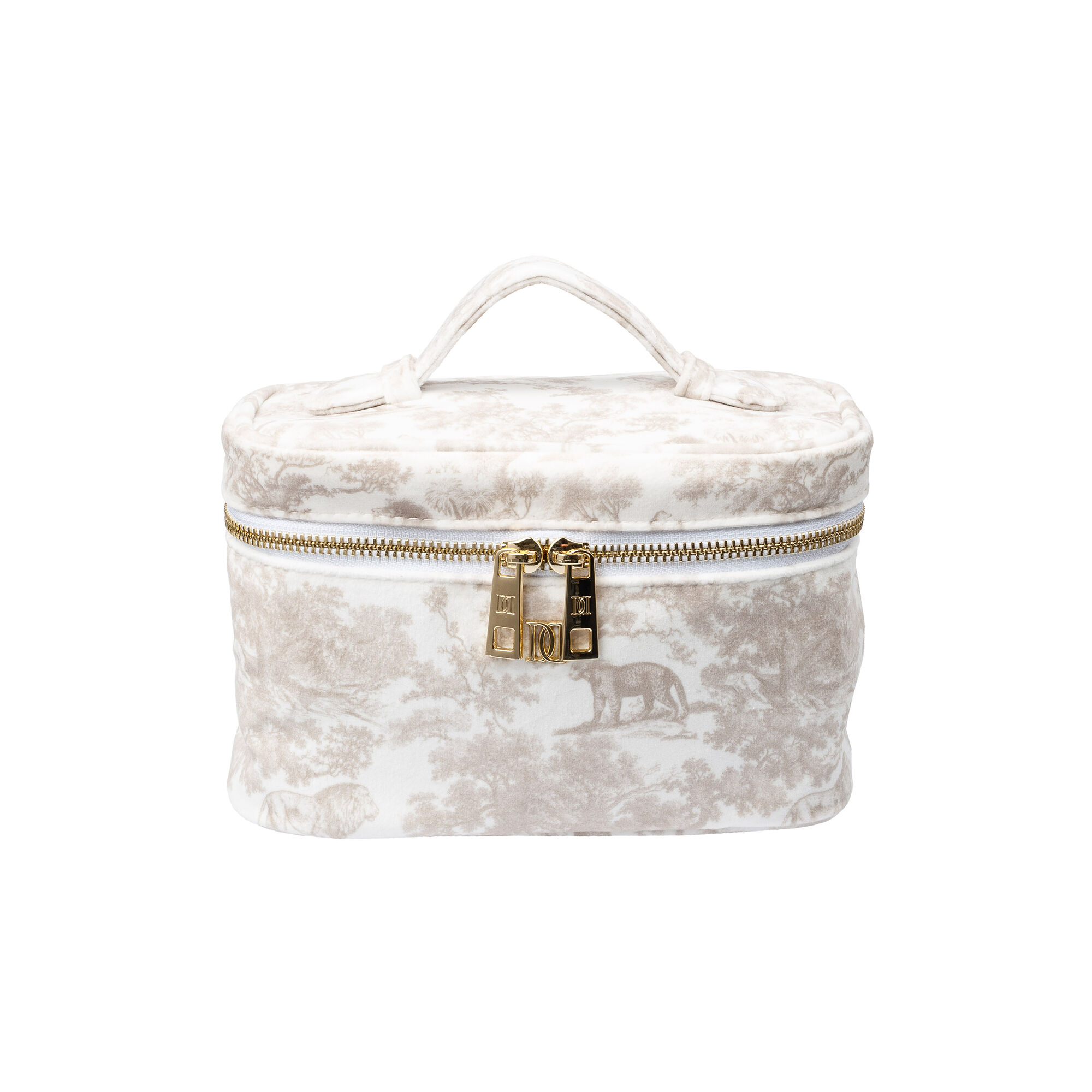 Kjøp Velvet Vanity Bag Small, sand savannah pattern fra DARK