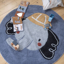 Busy Builders Floor Mat, Sebra