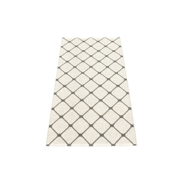 Rex gulvl&oslash;per, charcoal/vanilla, Pappelina