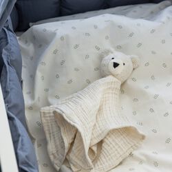 Isbj&oslash;rnen Beary koseklut, white, Sebra