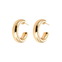 Medium chunky hoops, Emilia by Bon Dep