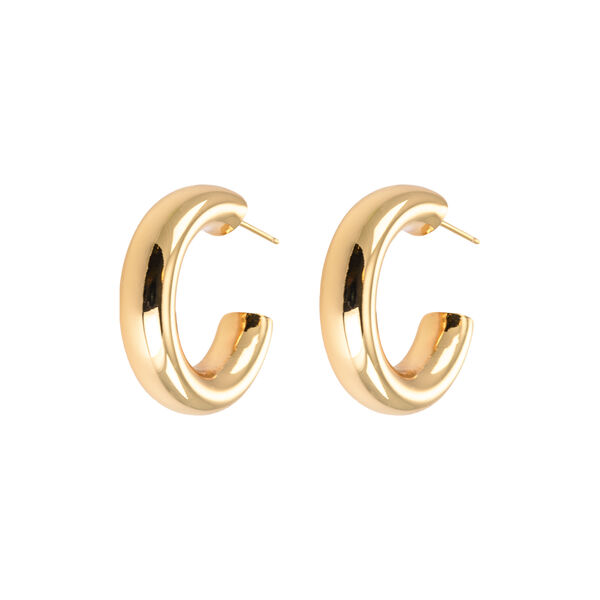 Medium chunky hoops, Emilia by Bon Dep