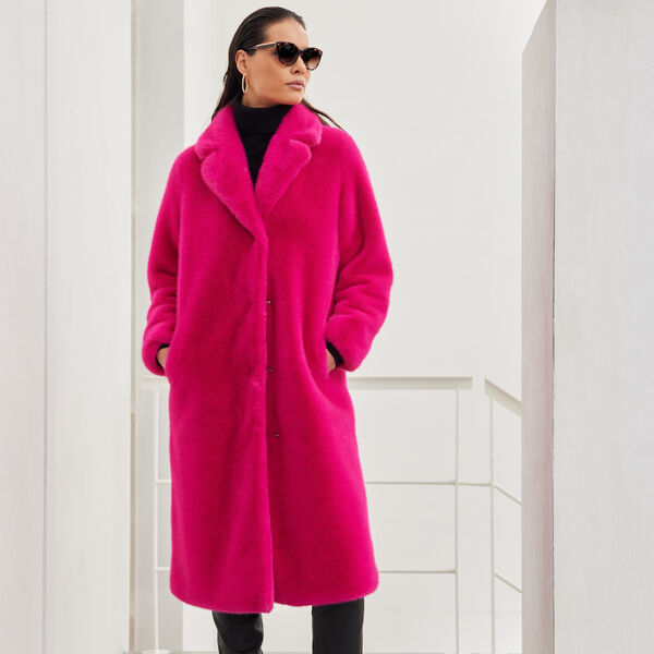 Lang pelsfrakk, vinterrosa, Micha