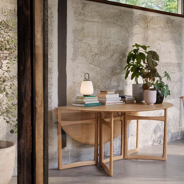 Drop Leaf spisebord, hvitoljet eik, &Tradition