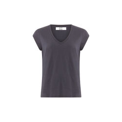 CC Heart Basic V-neck T-shirt, night sky blue, Coster Copenhagen