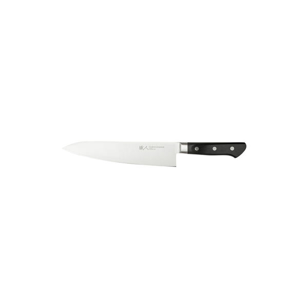 Shokunin kokkekniv, rustfritt stål/pakkawood Shokunin kokkekniv, rustfritt stål/pakkawood, Tamahagane