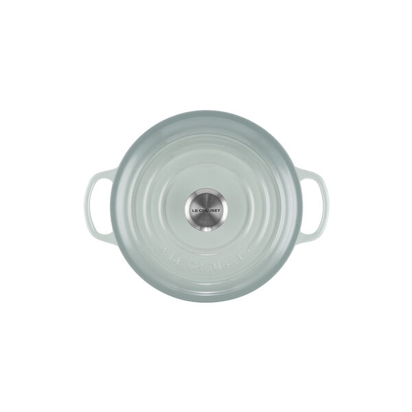 Signature st&oslash;pejern rund gryte &Oslash; 20 cm, havsalt, Le Creuset