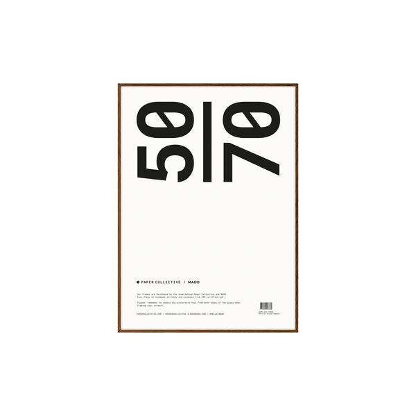 Ramme, mørk eik, Paper Collective