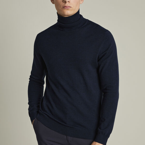 Parcusman Pullover, dark navy melange, Matinique