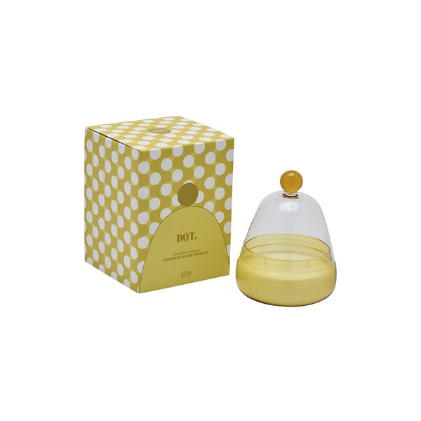 Dot duftlys, yellow, EDG