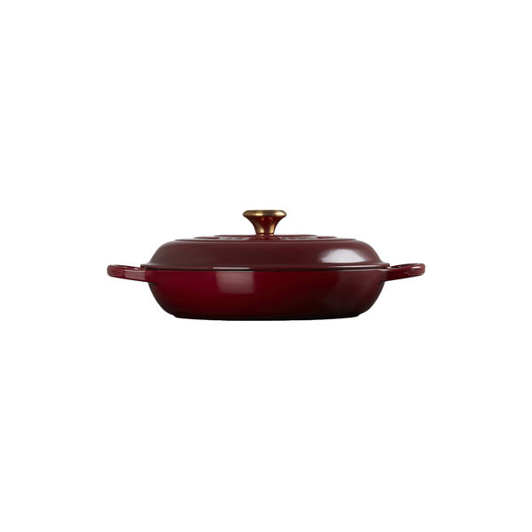 Signature st&oslash;pejern buffetgryte 30 cm, garnet, Le Creuset