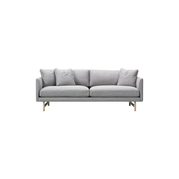 Calmo 2-seter sofa, m&oslash;rkegr&aring;/eik, Fredericia Furniture