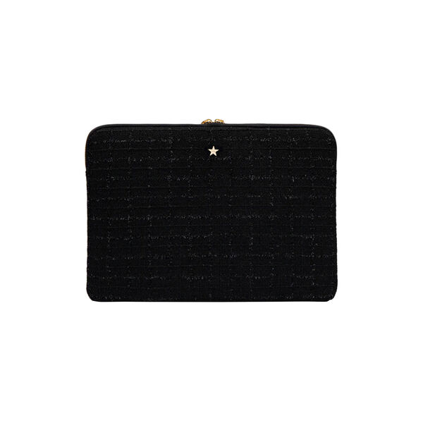 Tweed Mac Cover, black, DARK department