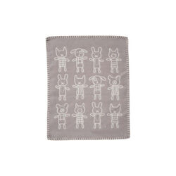 Hug koseklut, grå, Klippan Yllefabrik