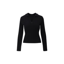 Nadja Polo genser, black, Urban Pioneers