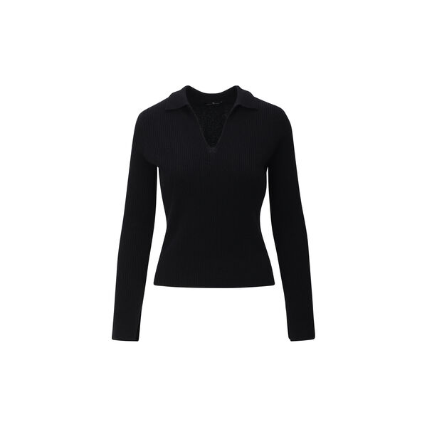 Nadja Polo genser, black, Urban Pioneers