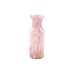 Swirl karaffel/vase, rosa multi, Magnor