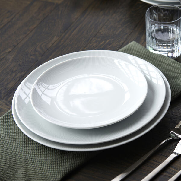 Eventail flat tallerken &Oslash; 21 cm, hvit, Pillivuyt