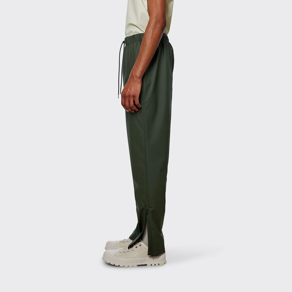Pants slim, green, Rains