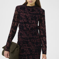 GZflora ls top, aronia / black, Gestuz