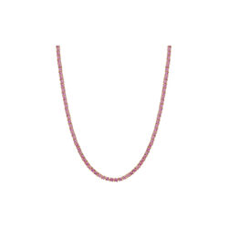 Mini Ballier halskjede, rosa/gull, Luv Aj