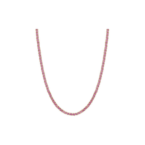 Mini Ballier halskjede, rosa/gull, Luv Aj