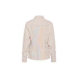 KBElmira Shirt, cinnamon stripe, Karen by Simonsen