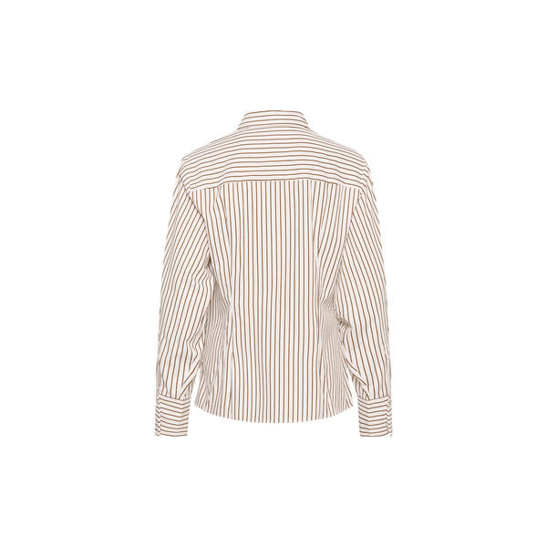 KBElmira Shirt, cinnamon stripe, Karen by Simonsen