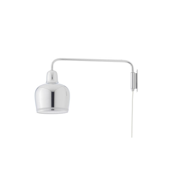 Wall Light A330S Golden Bell, chrome, Artek