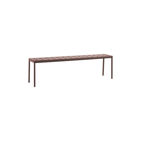 Balcony benk, iron red Balcony benk, iron red, HAY