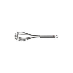 Flat visp, st&aring;l/sort, R&ouml;sle