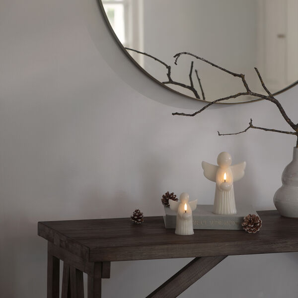 LED Smooth candle Angel 1 stk. | 14x19 | Vanilla, Uyuni Lighting