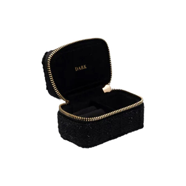 Tweed Jewellery Box Micro, black, DARK department