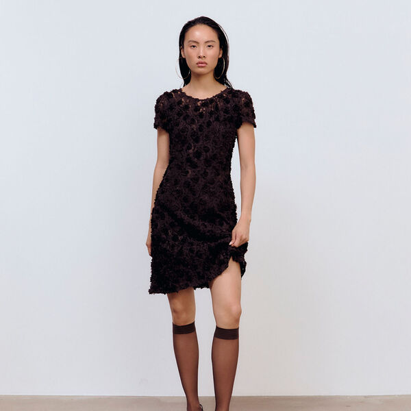 Sierra Dress 3D, rose dark brown, Ida Sj&ouml;stedt