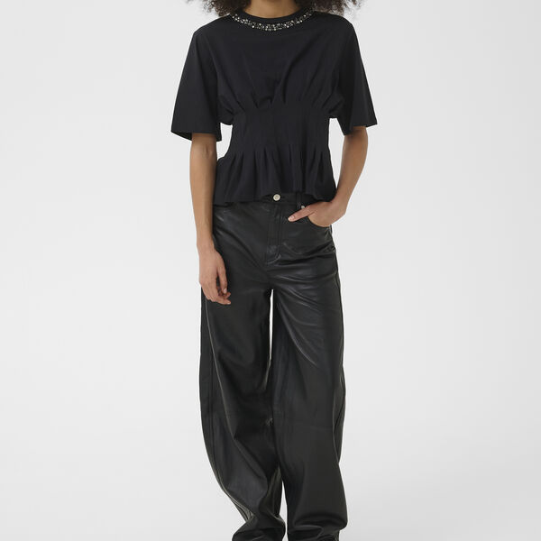 GZinez deco tee, black, Gestuz