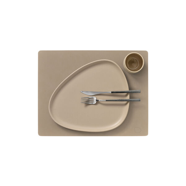 Nupo dekkebrikke Square L, clay brown, LIND DNA