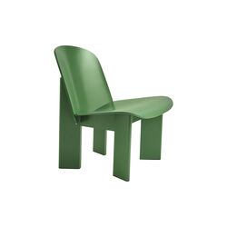 Chisel Lounge Chair, lush green lacquered beech, HAY