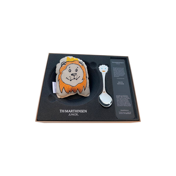 Safari Løve barnesett, sølv Safari Løve barnesett, sølv, Th. Marthinsen