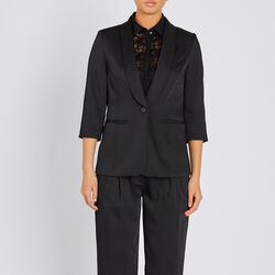 CedarsBBDavia blazer, black, Bruuns Bazaar