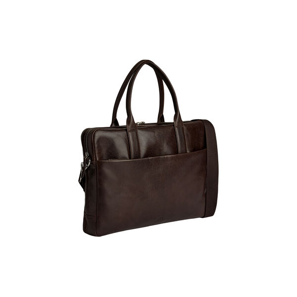 GrantMBG Laptop Bag, espresso brown, Markberg