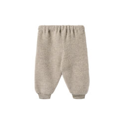 Wool Fleece Trousers Kinnie, 3204 khaki melange, Wheat