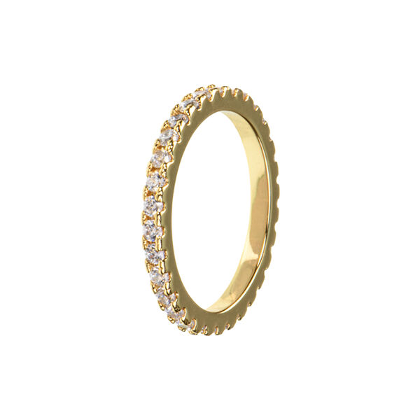 Emilia ring, white, Emilia by Bon Dep