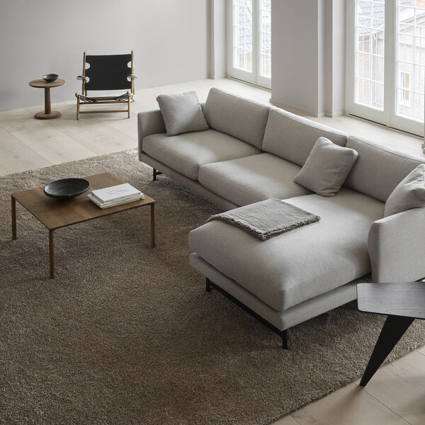 Piloti Wood Coffee Table, oiled smoked oak, Fredericia Furniture