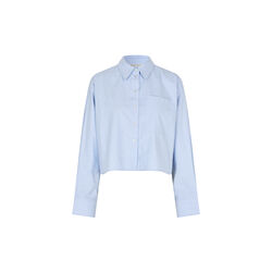 Baulo Cropped Shirt, cashmere blue Baulo Cropped Shirt, cashmere blue, Second Female