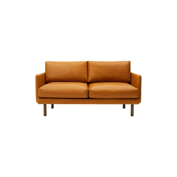 Emo 2-seter sofa, SemiAni Cognac/r&oslash;kt eik, Bruunmunch Furniture