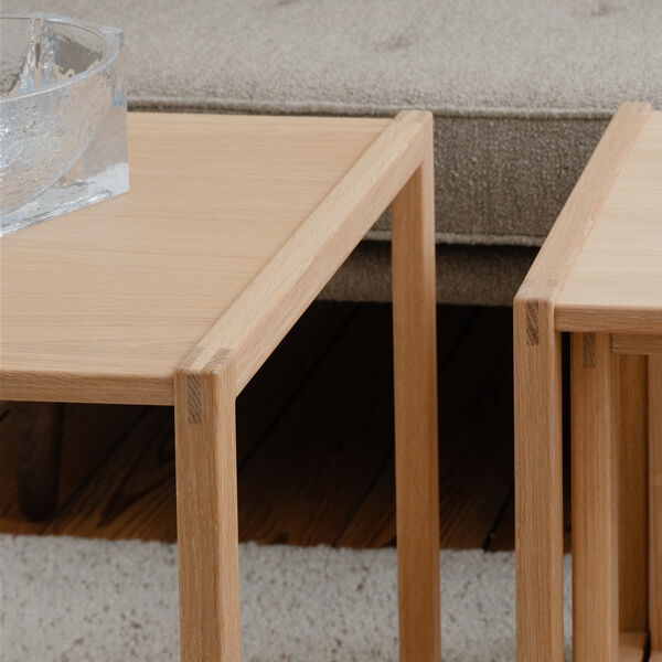 BM375 Nesting Tables, light oljet eik, Fredericia Furniture