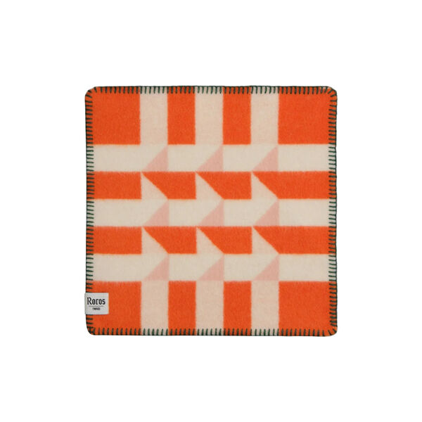 Kvam Sitteunderlag, Orange Kvam Sitteunderlag, Orange, Røros Tweed