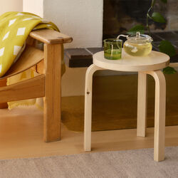 Stool 60, villbjørk, Artek