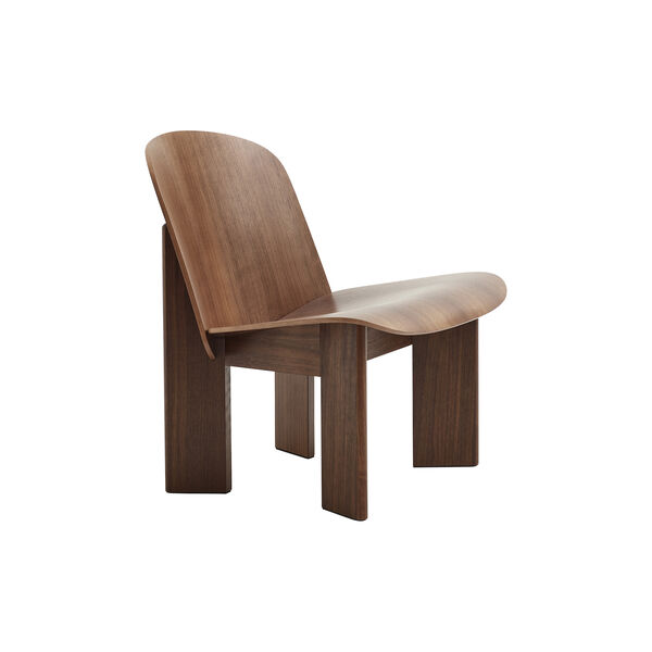 Chisel Lounge Chair, lacquered walnut, HAY