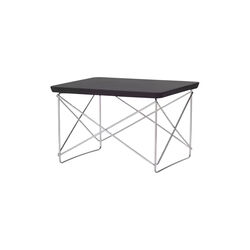 Occasional Table LTR, oak/dark/base stainless steel, Vitra 
